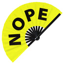 Nope That Bamboo Hand Fan