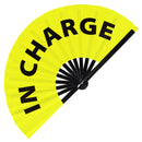 In Charge Bamboo Hand Fan