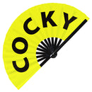 Cocky Bamboo Hand Fan