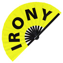 Irony Bamboo Hand Fan