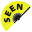 Seen Bamboo Hand Fan