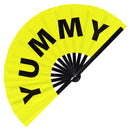 Yummy Folding bamboo hand fan