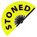 Stoned Bamboo Hand Fan