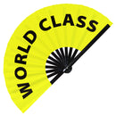 World Class Bamboo hand fan