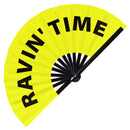 Ravin' Time Bamboo Hand Fan