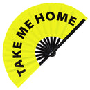 Take Me Home Bamboo Hand Fan