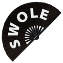 Swole Bamboo Hand Fan