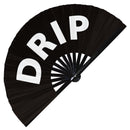 Drip Bamboo Hand Fan