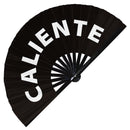 Caliente Bamboo hand fan