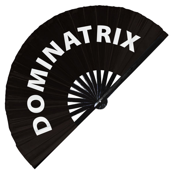 dominatrix hand fan foldable bamboo circuit hand fan dominatrixs bdsm spank words expressions statement gifts Festival accessories Rave handheld fan Clack fans