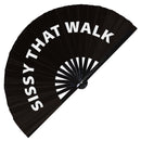 Sissy That Walk Bamboo Hand Fan