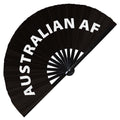 Australian AF Hand Fan UV Glow Australian as Fuck Rave Party Festival Concert Event Nationality Fan