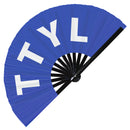 TTYL Bamboo Foldable Hand Fan