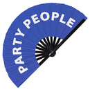Party People Bamboo Hand Fan