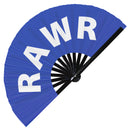 Rawr Bamboo Hand Fan
