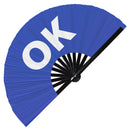 Ok Bamboo Hand Fan