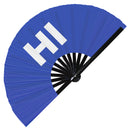 Hi Bamboo Hand Fan