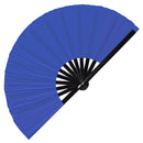 Plain Color Bamboo Hand Fan