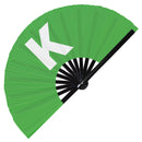K Bamboo Hand Fan