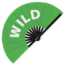 Wild Bamboo hand fan