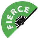 Fierce Bamboo Hand Fan