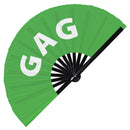 Gag Bamboo Hand Fan