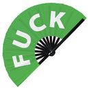 Fuck Bamboo Hand Fan