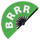 Brrr Bamboo hand fan