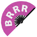 Brrr Bamboo hand fan