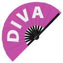 Diva Bamboo Hand Fan