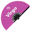 Virgo Zodiac Sign Hand Fan
