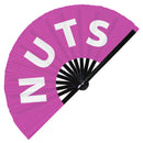 Nuts Bamboo Hand Fan