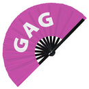 Gag Bamboo Hand Fan