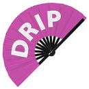 Drip Bamboo Hand Fan