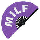 Milf Bamboo Hand Fan