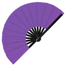 Plain Color Bamboo Hand Fan