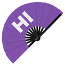 Hi Bamboo Hand Fan