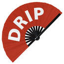 Drip Bamboo Hand Fan