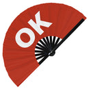 Ok Bamboo Hand Fan