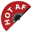 Hot AF Bamboo Hand Fan