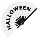 Halloween Bamboo Hand Fan