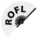 ROFL Bamboo Hand Fan