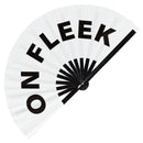 On Fleek Bamboo Hand Fan