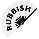 Rubbish Bamboo Hand Fan