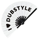 I Love Dubstyle Bamboo Hand Fan