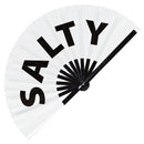 Salty Bamboo Hand Fan