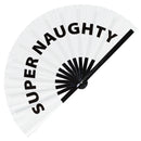 Super Naughty Bamboo Hand Fan