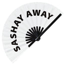 Sashay Away Bamboo Hand Fan