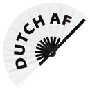 Dutch AF Bamboo Hand Fan