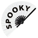 Spooky Bamboo Hand Fan